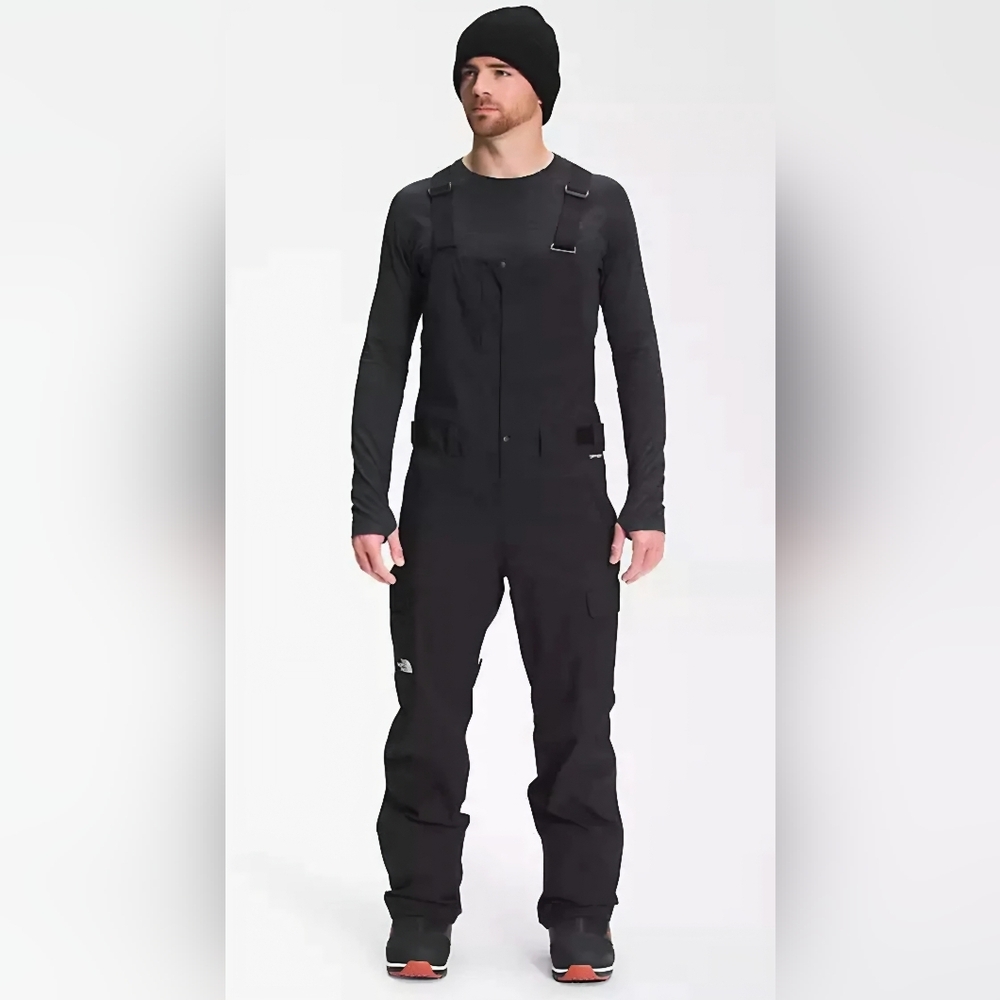 The North Face Men's Black Ski Bib Overalls